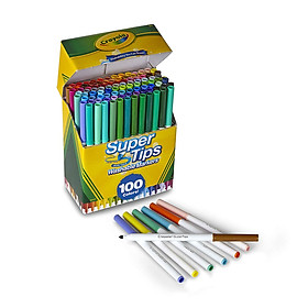 BÚT LÔNG TÔ MÀU NÉT MẢNH VÀ DÀY CRAYOLA 100 CÂY