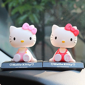 Shaking Head Car Ornaments K Sitting Position Car Accessories K Pink Mermaid Plastic Doll Car Accessories Cake Decoration