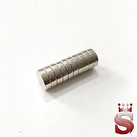 Nam châm viên tròn kích thước 10x3mm giá ưu đãi