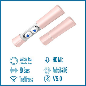 Tai Nghe Bluetooth True Tireless CONVI CV20 - bluetooth 5.0, 3D bass, HD mic, tổng thời gian sử dụng 15 giờ, phù hợp iPhone / Samsung / Oppo / Vivo