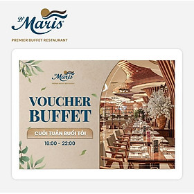 D'Maris - Voucher Vé Buffet Cuối Tuần/Lễ Tết Buổi Tối