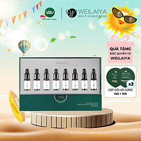 Huyết thanh kích mọc và làm dày tóc Weilaiya Ginger Hair Root Nourishing Essence (5ml x 8 lọ)