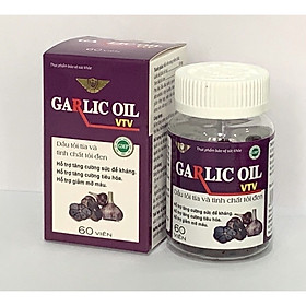 Viên uống dầu tỏi Garlic oil VTV Vinh Thịnh Vượng VV, hộp 60v