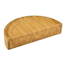 Bamboo Cheese Board Drawer Platter Utensils for Christmas Meat Kitchen Tools