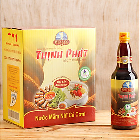 Combo 6 chai 1000ml nước mắm Thịnh Phát Phát Lộc 43 độ đạm