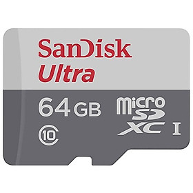 Thẻ Nhớ Sandisk Ultra 64Gb Chip AS Class 10 100MB s - Hàng Chính Hãng