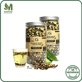 [Vị Khổ Qua Rừng] Combo 2 Hộp Trà Gạo Lứt Đậu Đen GUfoods 500g - Thanh Nhiệt, Giải Khát, Cải Thiện Giấc Ngủ