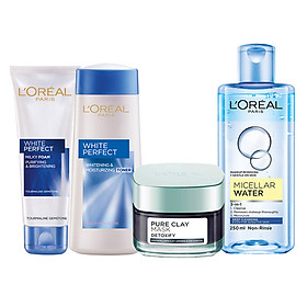 Bộ Sản Phẩm Thanh Lọc Da Hè L'Oreal Paris Summer Detox Skin Care