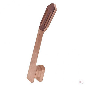 3 x   Classical Guitar Neck Headstock Unfinished DIY Guitar Parts