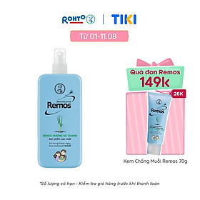 Xịt chống muỗi Rohto Mentholatum Remos Hương Sả Chanh 150ml