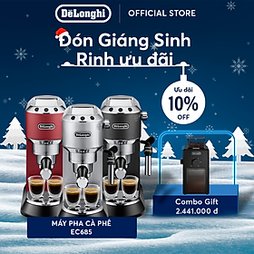 Mua  Hàng chính hãng  Máy pha cà phê espresso DeLonghi Dedica Style EC685 (BK/ M/ R)