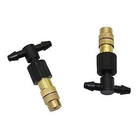 Béc phun sương tưới lan đồng chân tê 6mm - Bộ 10 béc