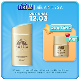 Kem chống nắng dưỡng da dạng sữa bảo vệ hoàn hảo Anessa Perfect UV Sunscreen Skincare Milk SPF 50+ PA++++ 60ml