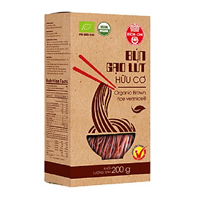Bánh phở Bích Chi gạo lứt hữu cơ 200g