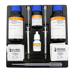 Mua Hộp Chất Thử Độ Cứng Tổng Thang Thấp Trong Nước Sạch từ 0 đến 350 mg/L (ppm) CaCO3.  Dùng Cho Checker Hanna HI735   Định Lượng 25 Lần Đo - HANNA HI735-25