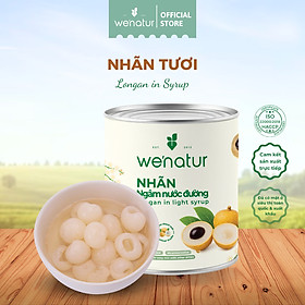 Nhãn Ngâm Nước Đường Đóng Lon 565g we'natur