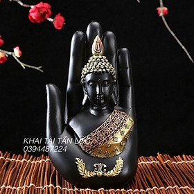 Tượng Phật trong bàn tay cao 18cm