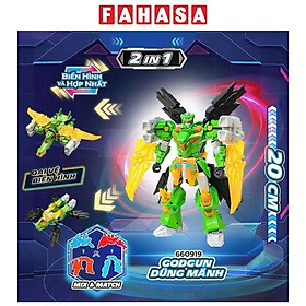 Đồ Chơi Robot Godgun Dũng Mãnh Biến Hình Và Hợp Nhất 2 Trong 1 - Glory Alliance 660919