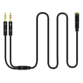 Cáp Chuyển Đổi Tai Nghe Và Micro Cho PC (3.5mm)
