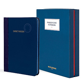 Parisian Chic Notebook (blue large)