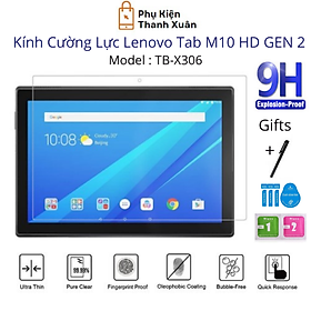 Kính cường lực dành cho Lenovo Tab M10 HD Gen 2 TB-x306 - Độ cứng 9H , Dày 0.3mm