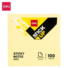 Giấy Nhắn Deli, 76×76Mm 3''×3'', 4X100 Tờ - 1 Tệp - EA01703