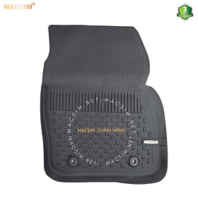 Thảm lót sàn ô tô nhựa TPE Silicon ford focus 3- 3,5 sedan/ HB 2010- 2018 Black Nhãn hiệu Macsim