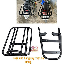 BAGA chở hàng Ray Trượt Đa Năng Wave RS A RSX110 WS110.....thép sơn tĩnh điện đen bóng