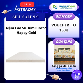 Mua Nệm Cao Su Kim Cương Happy Gold KCCS1815 (180 x 200 x 15 cm)