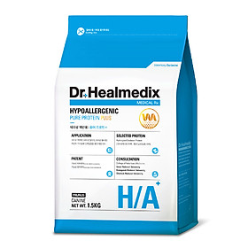 Thức ăn chó Hỗ trợ giảm dị ứng, giảm cân Dr.Healmedix Pure Protein Plus 1.5kg 