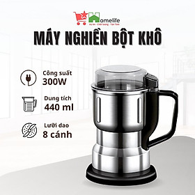 Mua Máy Xay Bột Khô Siêu Mịn Công Suất 300W  8 Lưỡi Dao Đa Năng - Dụng cụ Nghiền Đồ Khô  Hạt Cà Phê  Ngũ Cốc  Gia Vị