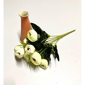 Hoa giả- hoa trà lụa gấm tráng trí, decor chup ảnh hàng mẫu