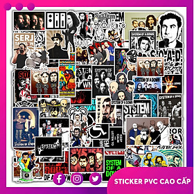 Sticker Chống Bay Màu , Chống Thấm Nước | 50 Hình System Of A Down