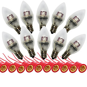 Mua BỘ ĐÈN LED 10 TRÁI ỚT + 10 ĐUÔI VẶN  CHẤT LƯỢNG CAO  TIẾT KIỆM ĐIỆN (1W) ĐUÔI VẶN E12-220V  có 5 màu  hàng Việt Nam