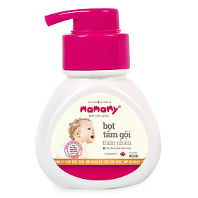 Bọt tắm gội thiên nhiên Mamamy hương quả mâm xôi Rasberry 400ml