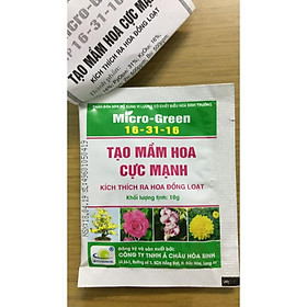 sản phẩm Micro Green 16-31-16 Tạo mầm hoa cực mạnh - 02 gói 10g