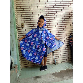 Áo mưa Cánh dơi cho trẻ em bằng vải dù siêu bền không thấm nước