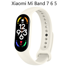 Dây Đeo Cho Vòng Đeo Tay Thông Minh Xiaomi Mi Band 7 Miband 6 5 TPU Dẻo