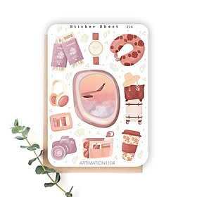 Hình ảnh Sticker sheet - hình dán sổ, nhật kí bullet journal - stc015