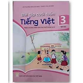 Sách - Combo Bài tập cuối tuần Tiếng Việt lớp 3 ( Tập 1 + Tập 2 )