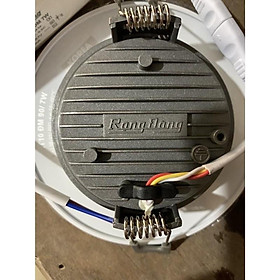 Đèn LED âm trần downlight đổi màu 12W viền bạc AT10 ĐM 110/12W Rạng Đông