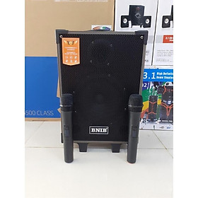 Mua Loa karaoke hát hay giá rẻ BNIB T8 thùng gỗ bass 2 tấc tặng kèm 2 mic không dây