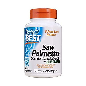 Doctor's Best Best Saw Palmetto Extract (320 mg), Softgel Capsules, 60-Count