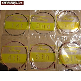 Mua Bộ 6 Dây Đàn Guitar Bằng Thép