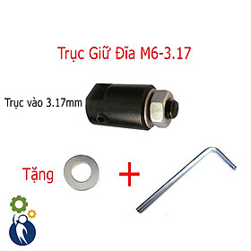 Hình ảnh Trục Giữ Đĩa M6-3.17 (Lỗ trục 3.17mm)