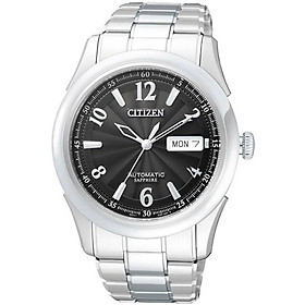 Đồng Hồ Nam Citizen Dây Thép Không Gỉ NH8310-53E - Mặt Đen (Sapphire)