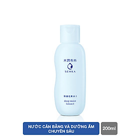 Nước Cân Bằng và Dưỡng Ẩm Chuyên Sâu Senka Deep Moist Lotion 200ML