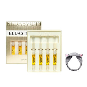 Hộp 4 ống tế bào gốc Eldas EG Tox Program Coreana 2ml x4 + Tặng Kèm 1 Băng Đô Tai Mèo (Màu Ngẫu Nhiên)