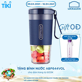 Máy Xay Sinh Tố Cầm Tay Lock&Lock EJJ321 (50W - 300ml) - Hàng Chính Hãng