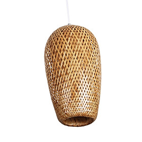 Hand Woven Bamboo Pendant Light Chandelier for Dining Room Decoration